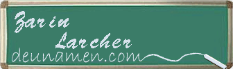 Zarin Larcher Visitenkarte